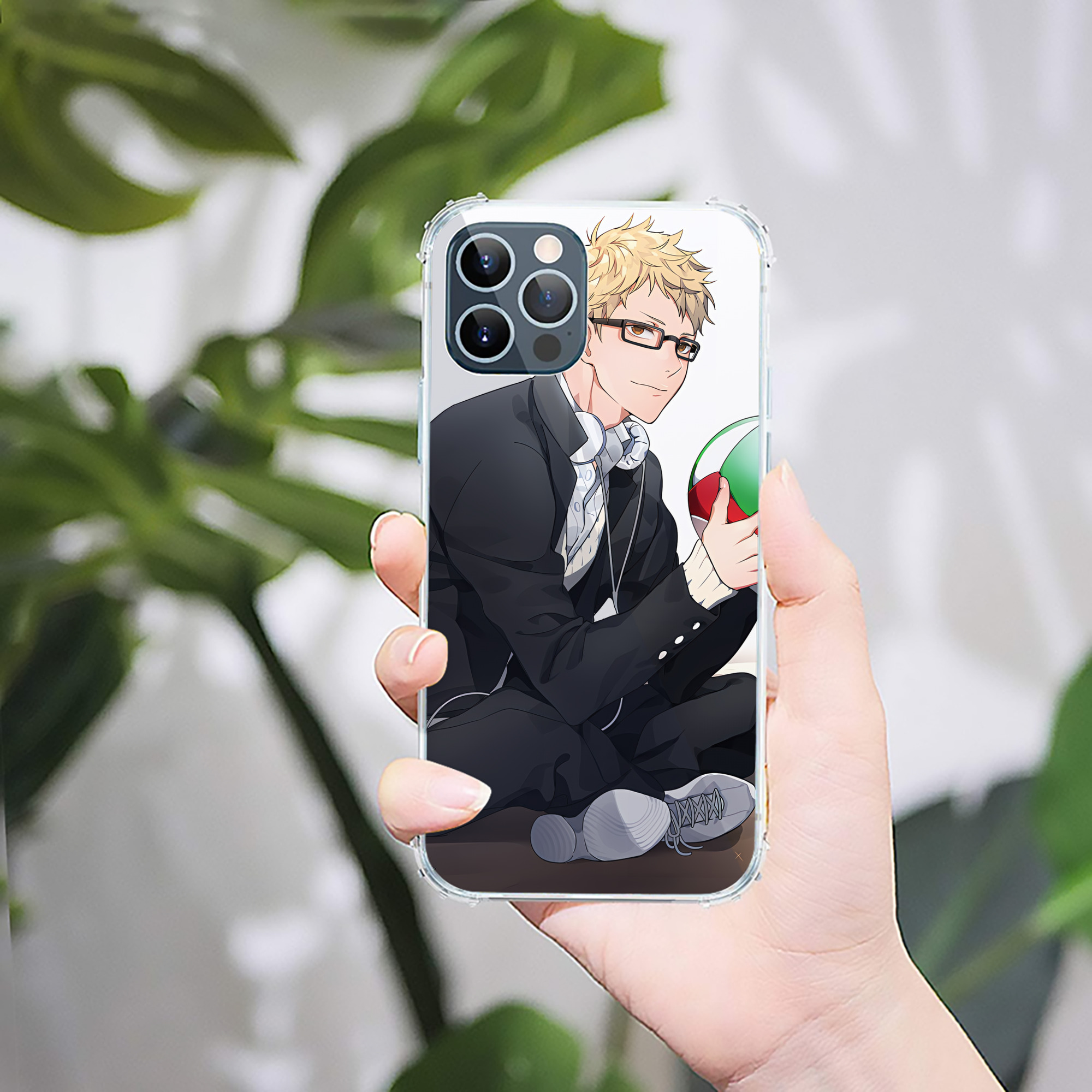 （画像用） ハイキュー!! Haikyu!! 【iPhone 12シリーズ対応】透明スマホケース（クリアソフトケース）